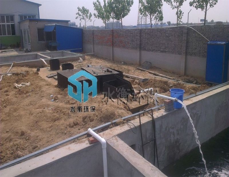 江西（xī）省洗（xǐ）滌廢水處理設備運行現場